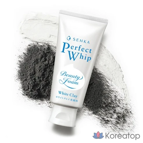 Очищающая пенка для умывания с белой глиной Senka Perfect Whip, 120 г, 2 шт