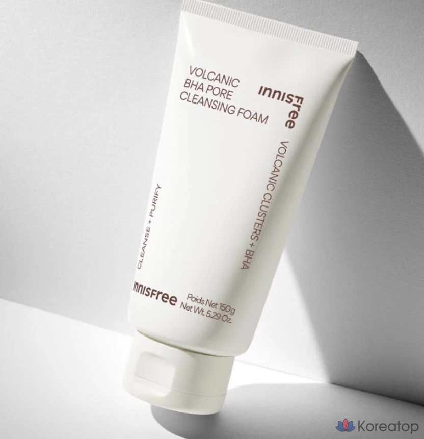 Очищающая пенка Innisfree Volcanic Pore BHA Cleansing Foam, 150 г, 1 шт.
