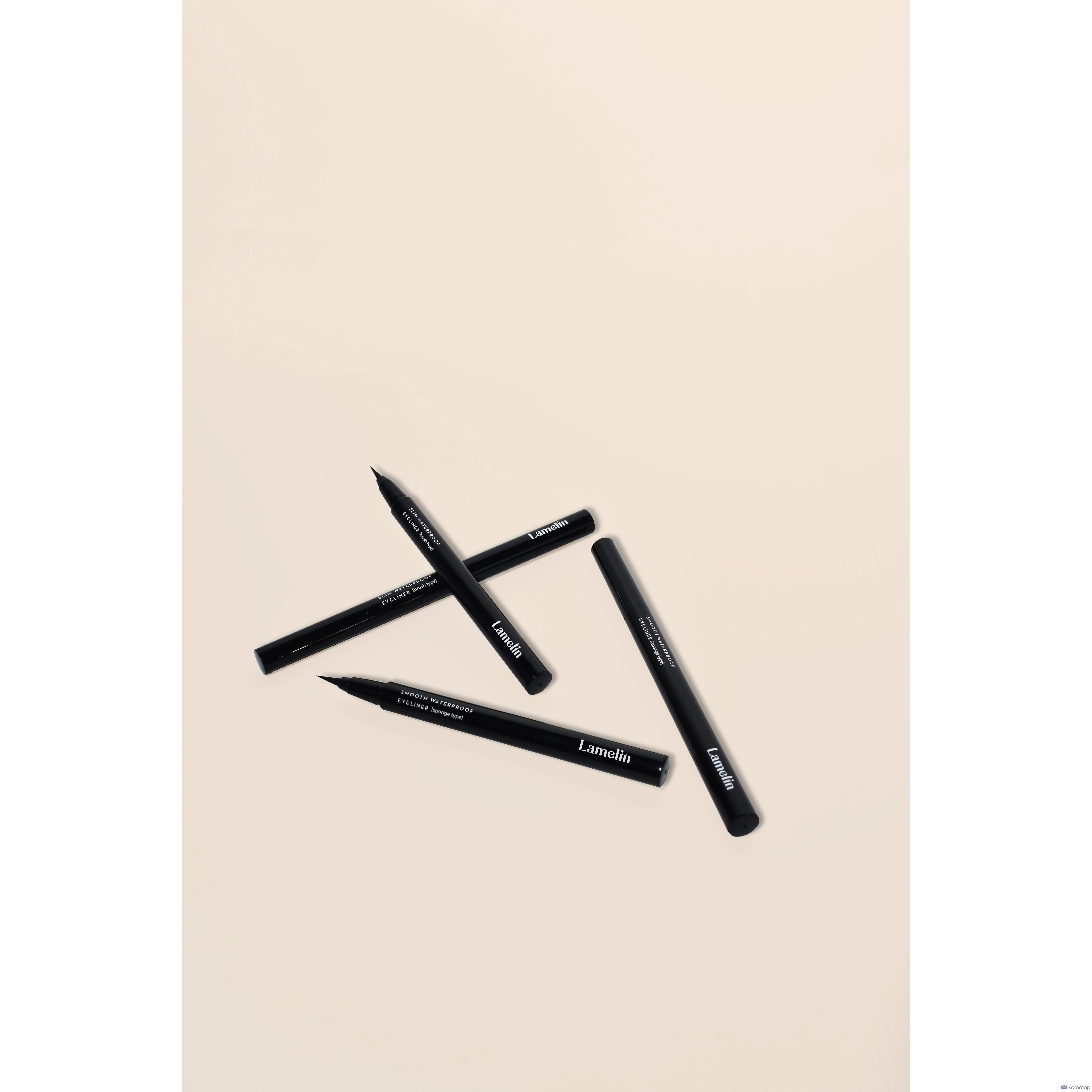 Водостойкая подводка для глаз Lamelin Smooth, 0,5 г, черная, 1 шт.