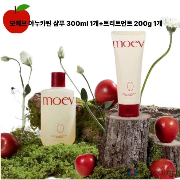 Шампунь для ухода за кожей головы Heartpairing Moev Anukatin без силикона, 300 мл x 1, средство для ухода, 200 г x 1, Jeyeon Jimin, 1 набор
