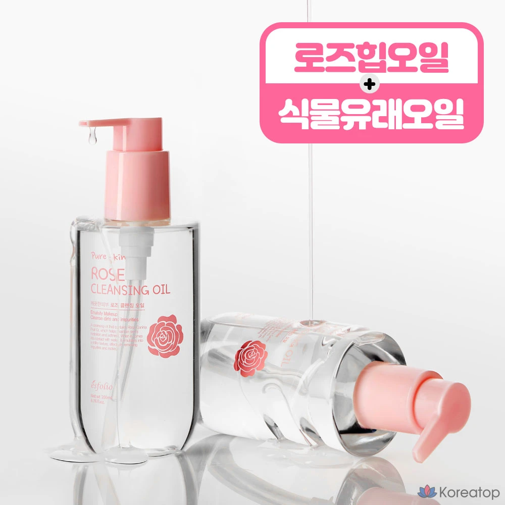 Очищающее масло Esfolio Rose, 1 шт., 200 мл