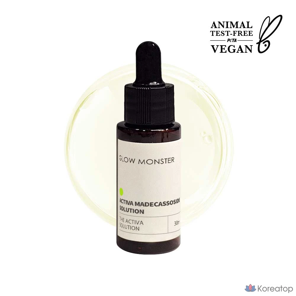 Glow Monster Activa Glyceryl Glucoside Solution 30ml + Activa Madecassoside Cica Solution 30ml, 1 шт.