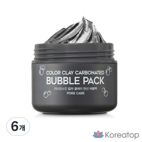 Глиняная пена для ванны Gina Skin Color, 100 мл, 1 упаковка, 6 штук