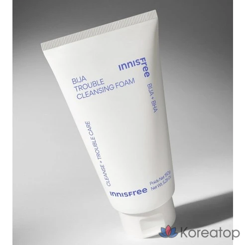 Пенка для умывания для чувствительной проблемной кожи Innisfree New Visa Baja Trouble, 150 г