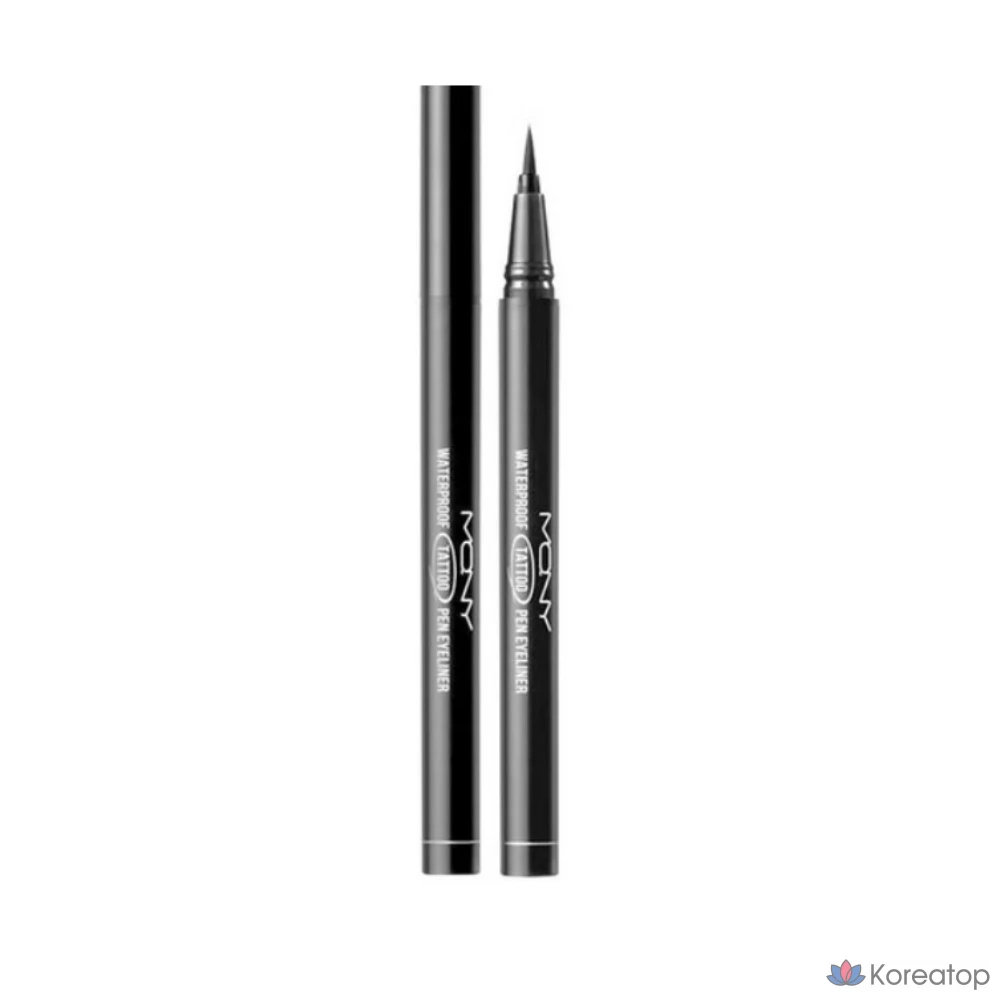 Айлайнер Mqny Waterproof Pen Eyeliner, оттенок Deep Black, 0.6 г, 1 шт.