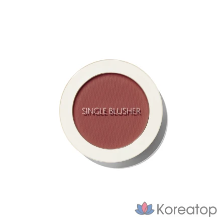 Блушер The Saem Single Blusher, оттенок RD03 Trench Rose, 5 г, 1 шт.