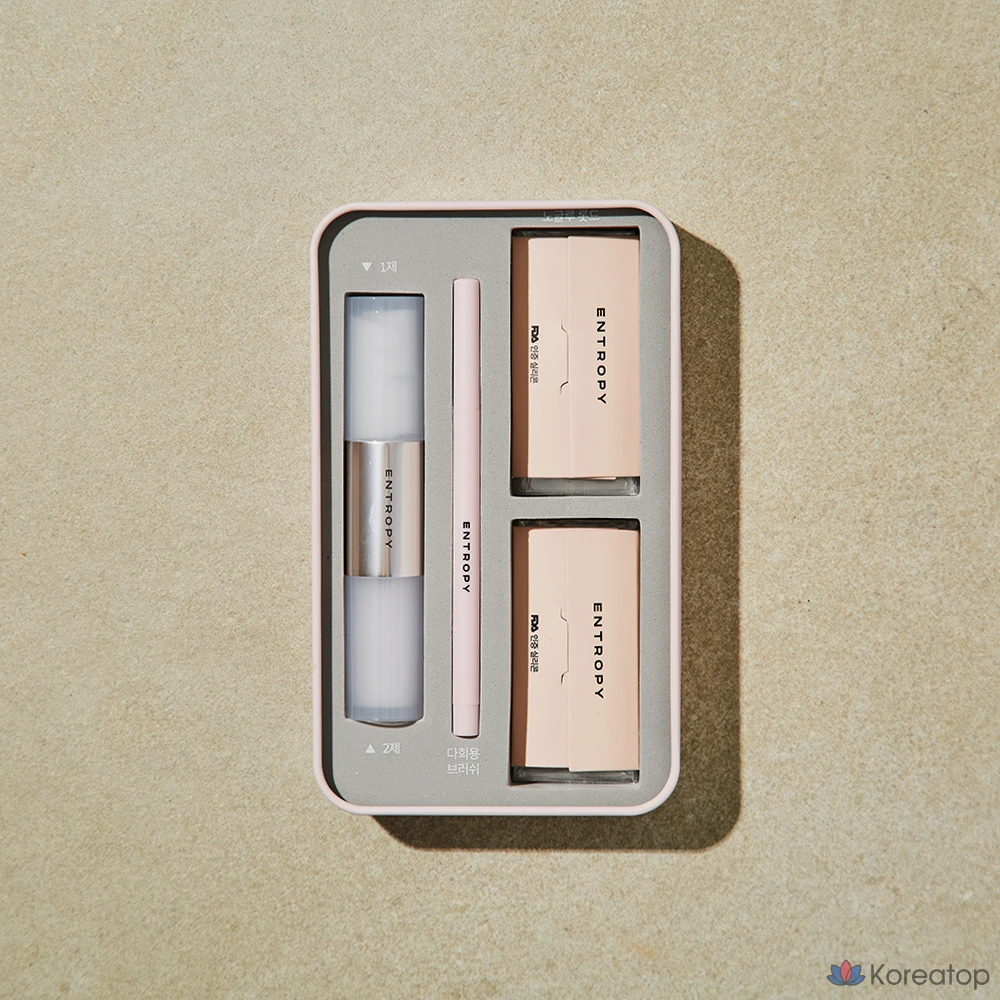 Набор для ухода Entropy Makeup Self Eyelash Perm Set, 2 шт., фото 3