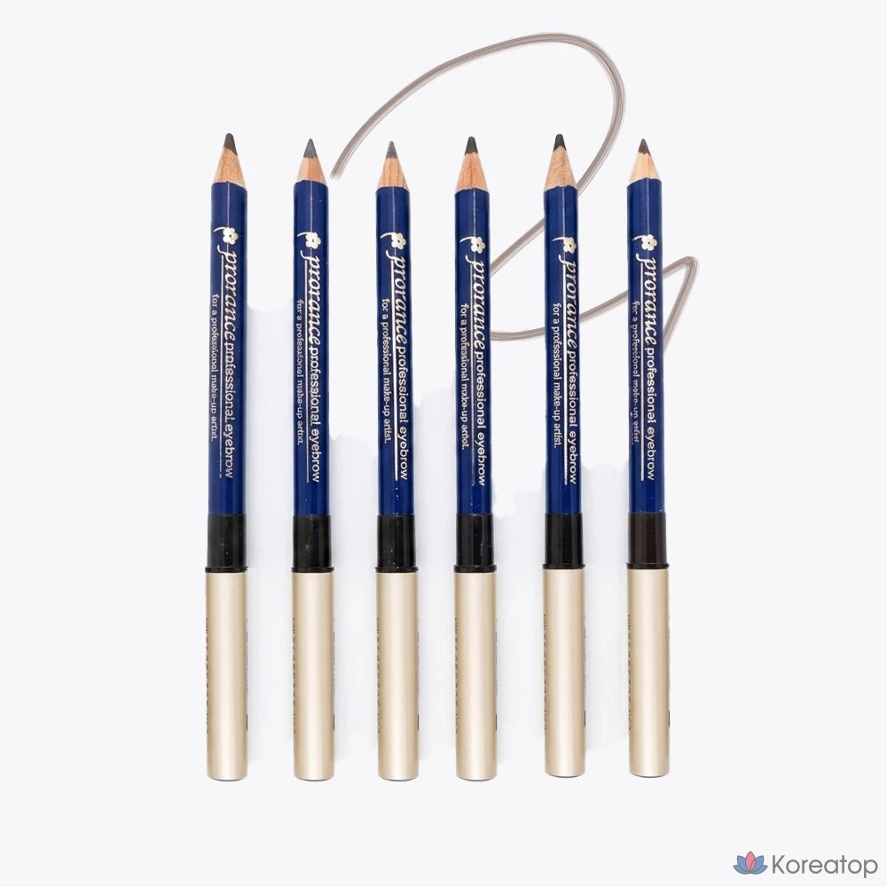 Карандаш для бровей Prorance Professional Eyebrow Pencil (Wood Type), оттенок 80 Gray, 1 шт.