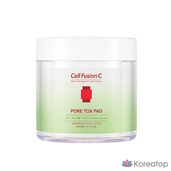 Токсичные салфетки Cellfusion C Triac Pore Tox, 60 листов, 1 упаковка.