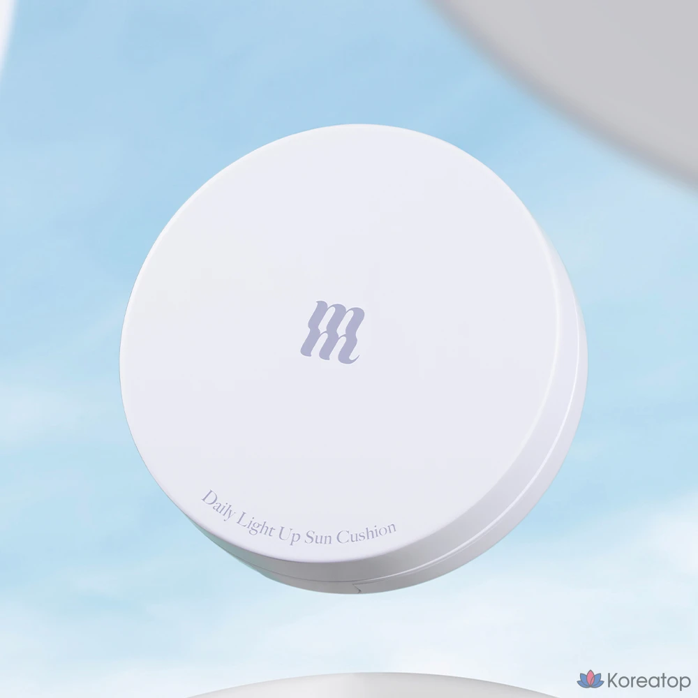 Солнцезащитный крем MERZY Daily Light Up Sun Cushion SPF50+ PA++++, 12 г, 1 шт.