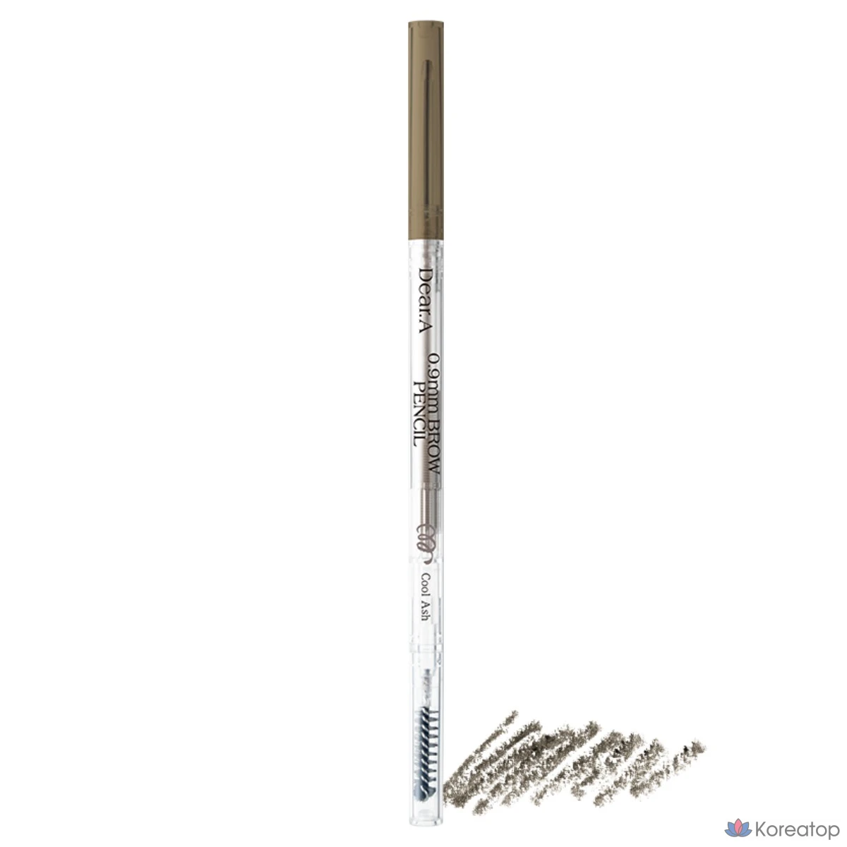 Накладные брови Dear.A 0,9 мм, 1 шт., цвет «Холодный пепельный».