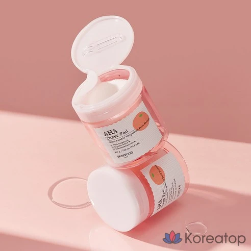 Тонизирующие диски с кислотами Skinfood Pink Grapefruit AHA