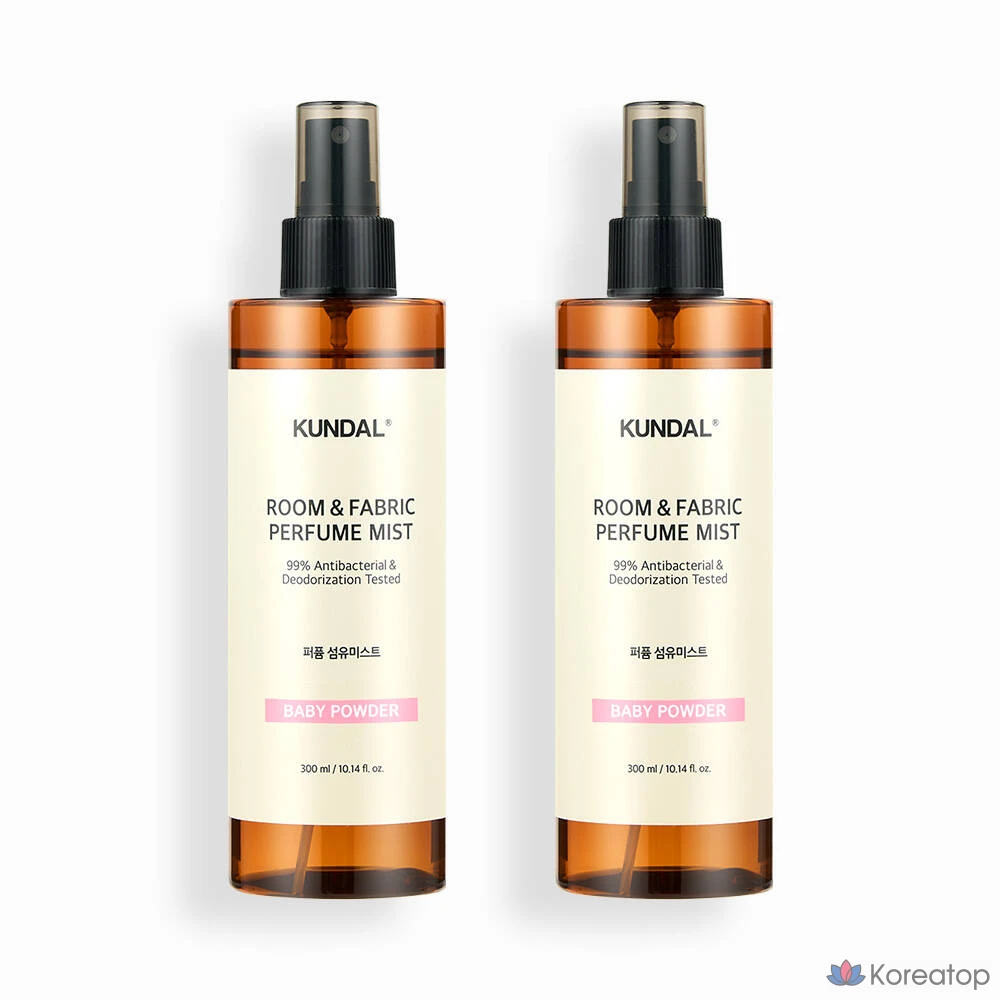 Освежитель воздуха и ароматизатор для тканей Kundal, 2 шт., белый, 300 мл, 1 шт.