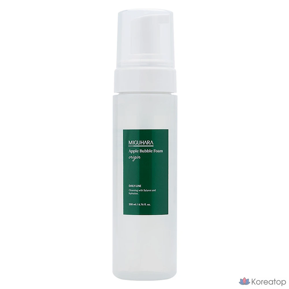 Очищающая пенка для лица Miguhara Daily Apple Bubble Foam Origin, 1 шт., 200 мл