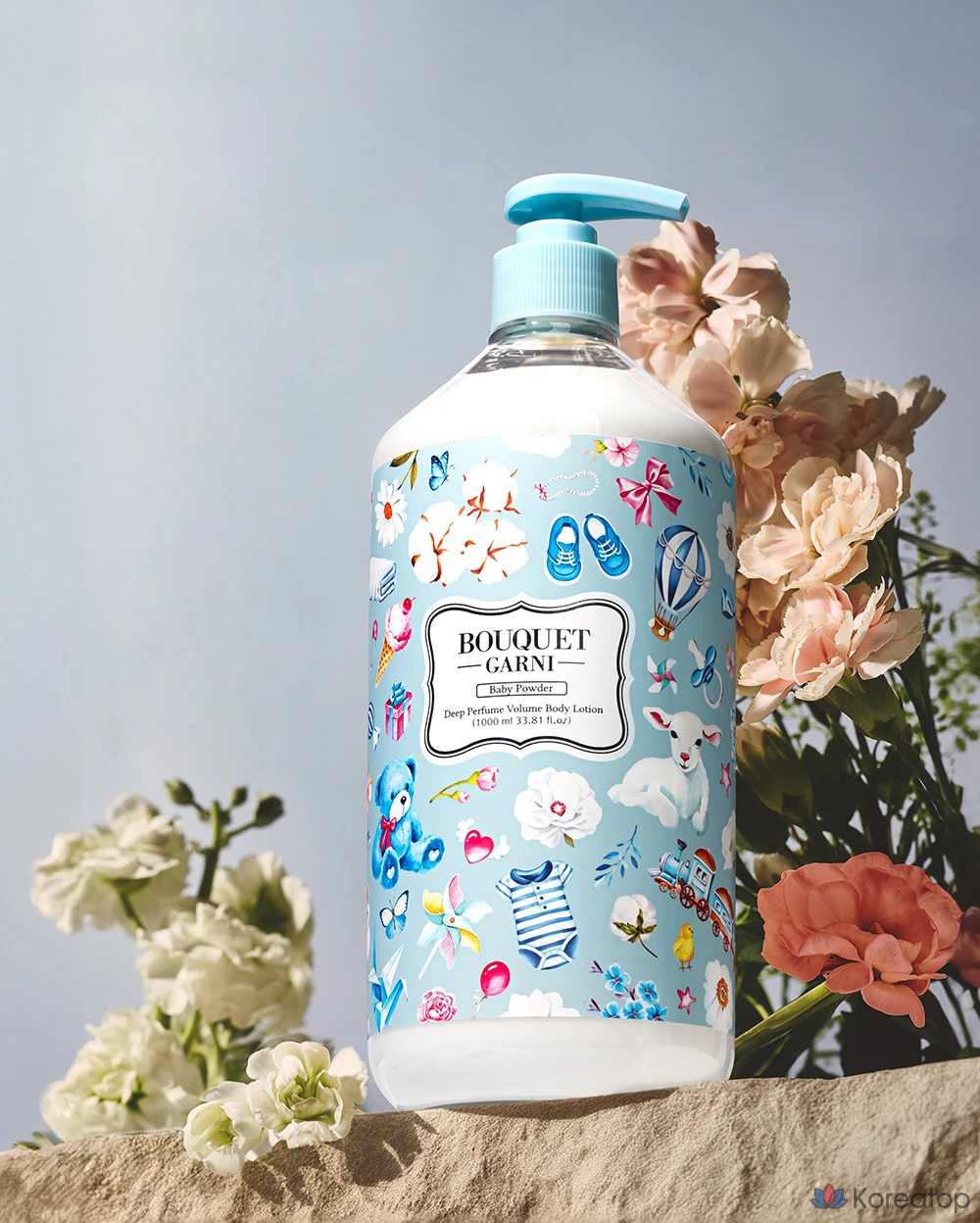 Лосьон для тела Bouquet Garni Deep Perfume Volume Body Lotion, аромат Baby Powder, 1 л, 1 шт., фото 3