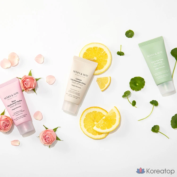 Смываемая маска для лица Marienmay Rose Hyaluronic Hydra, 30 г, 1 упаковка