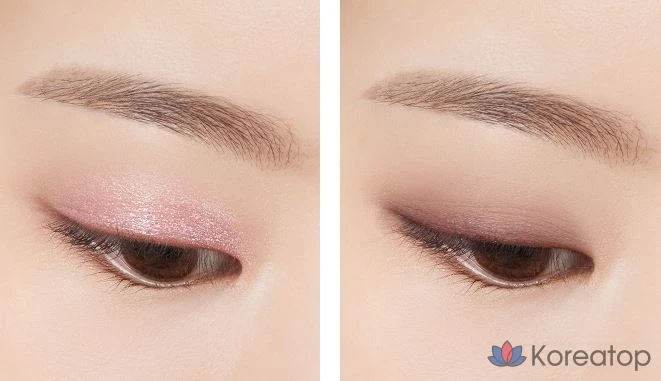 Двухцветные тени для век Merythod, оттенок 07, сиренево-коричневый, 1 шт.