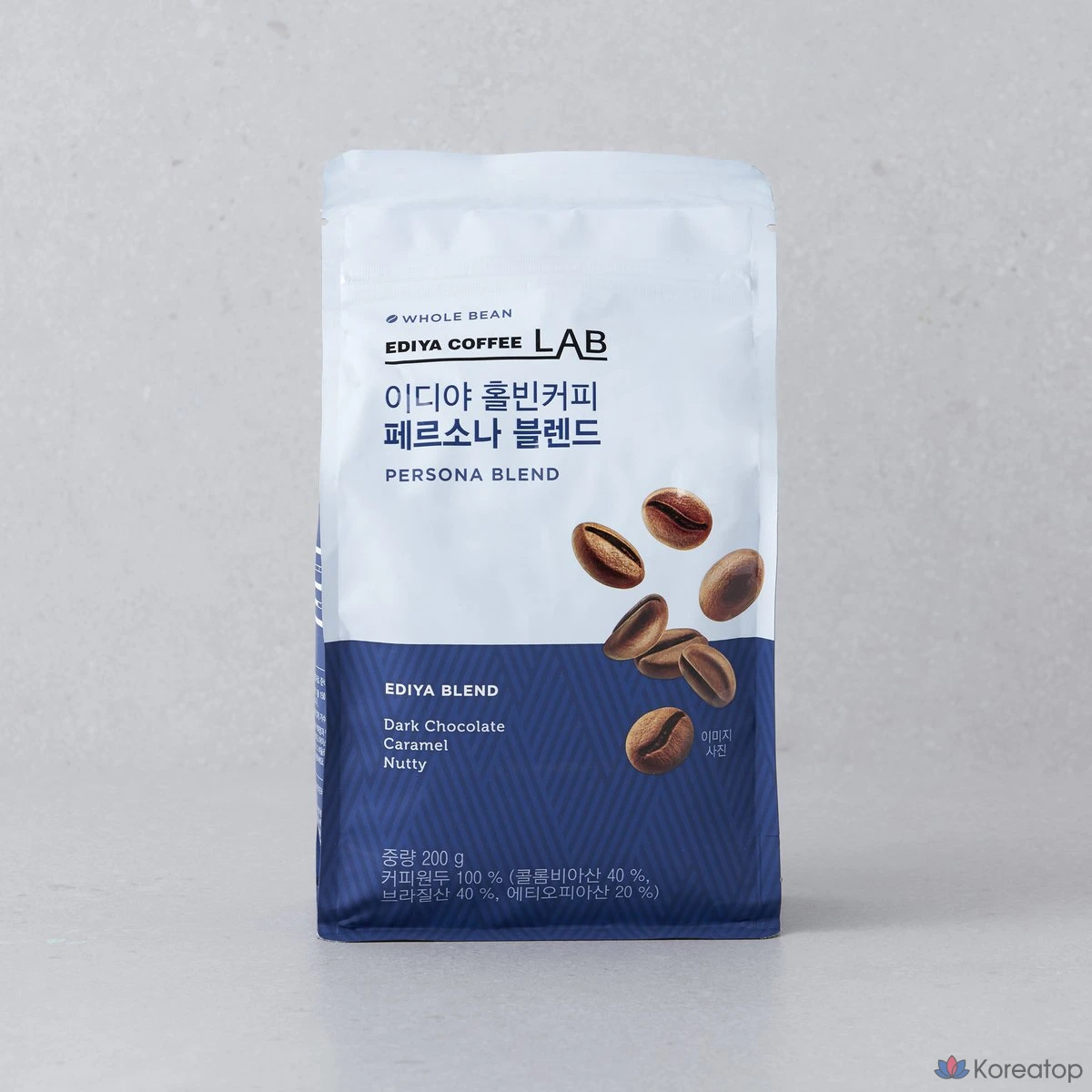 Кофе в зернах EDIYA Coffee Persona Blend, 200 г, 1 шт.
