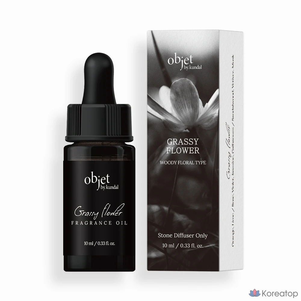 Objet by Kundal Perfume Volcanique Stone Diffuser Ароматическое масло 10 мл Grassiflower