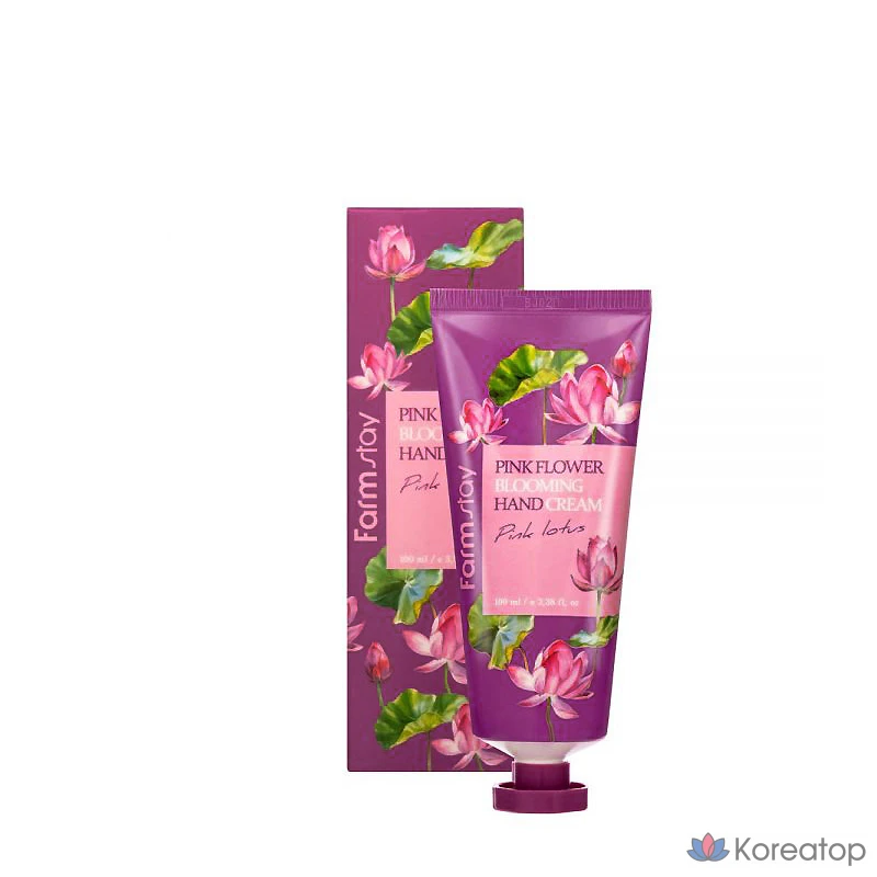Крем для рук Farmstay Pink Flower Blooming, 100 мл, 1 шт.
