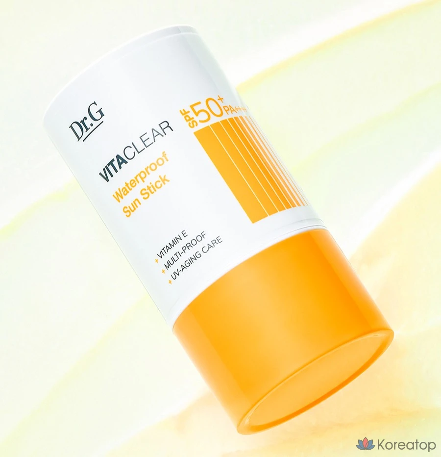 Солнцезащитный стик Dr.G Vita Clear Waterproof Sun Stick SPF50+ PA++++, 21 г, 1 шт.