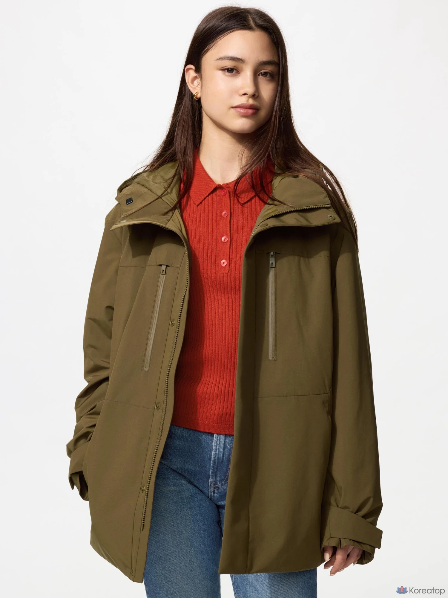 Парка Uniqlo Hybrid Down Parka