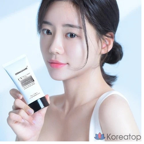 Солнцезащитный крем Dermashare UV Shield Vitamin Tone-Up SPF50+PA++++, 1 шт., 70 г