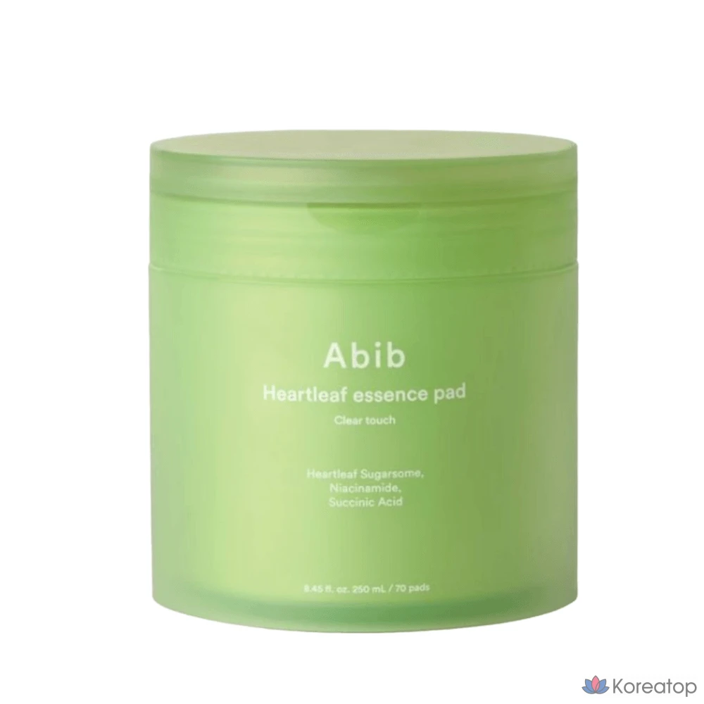 Охлаждающие подушечки Abib Eoseongcho Trace Essence Clear Touch, 70 листов, 1 упаковка.