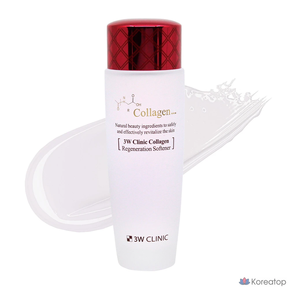 Смягчающее средство для регенерации коллагена 3W Clinic, 1 шт., 150 мл