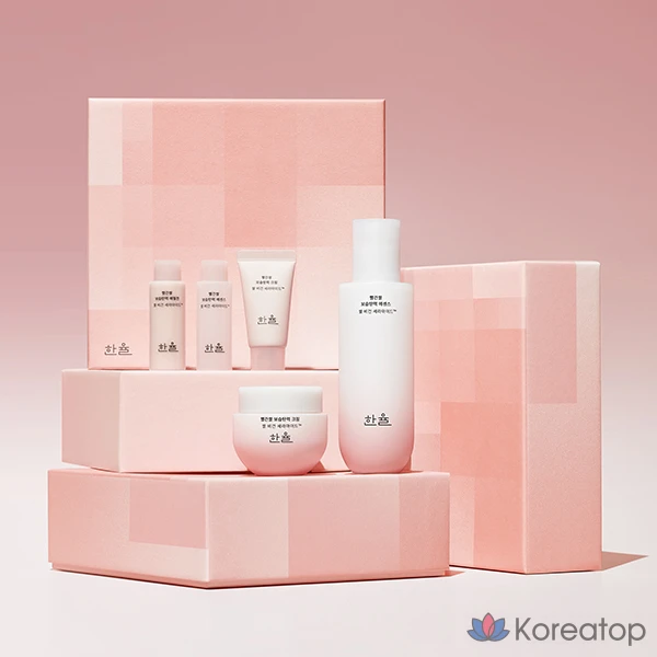 Увлажняющий крем-эссенция HANYUL с красным рисом для повышения эластичности кожи, набор из 2 предметов, 1 комплект