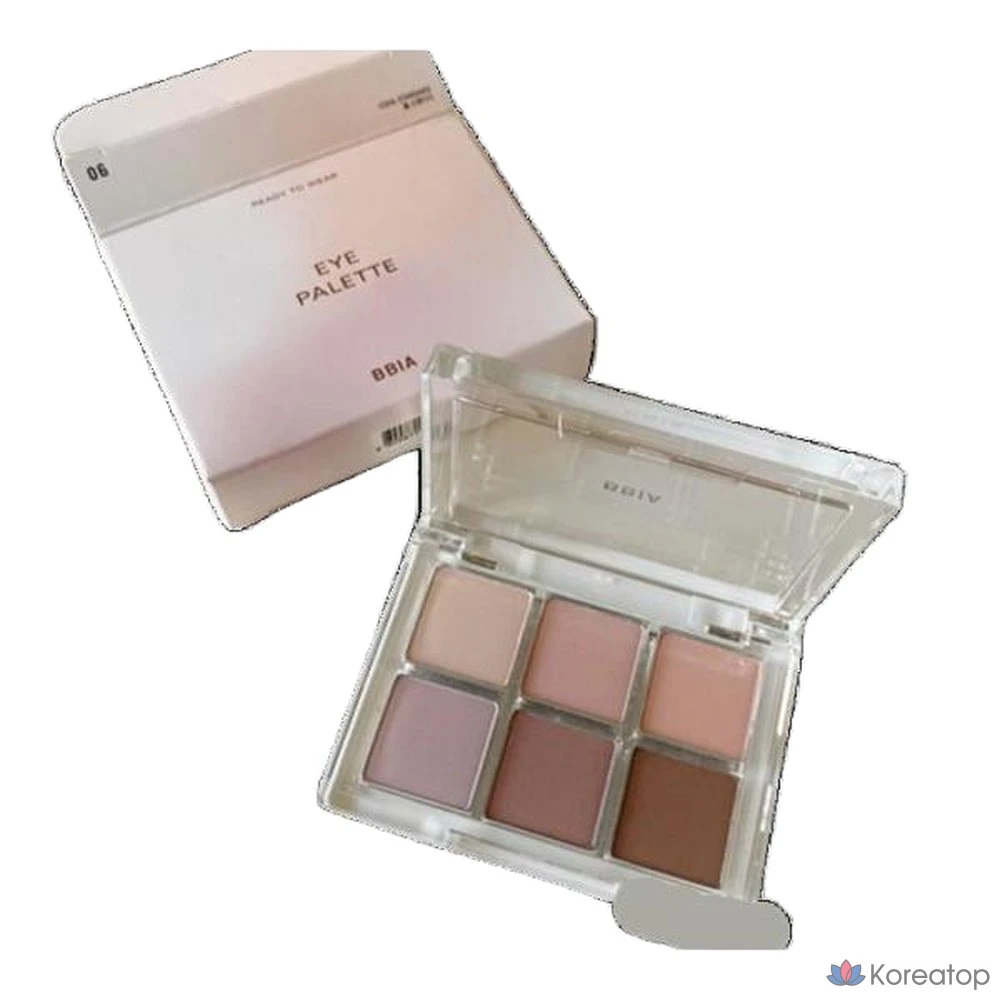 Палитра для век BBIA Ready To Wear Eye Palette, оттенок 08 Cool Gray, 5 г, 1 шт.