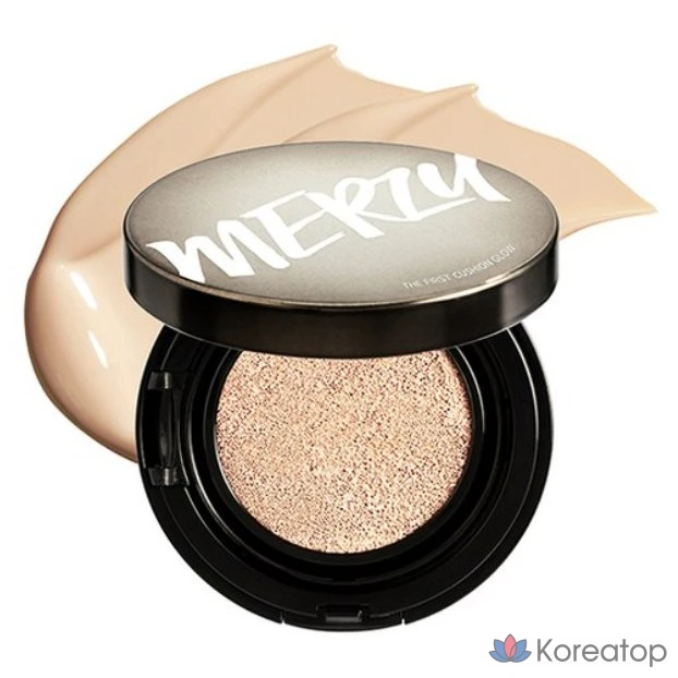 Кушон MERZY The First Glow Cushion Foundation SPF50+ PA+++, оттенок 22N Beige, 13 г, 1 шт.