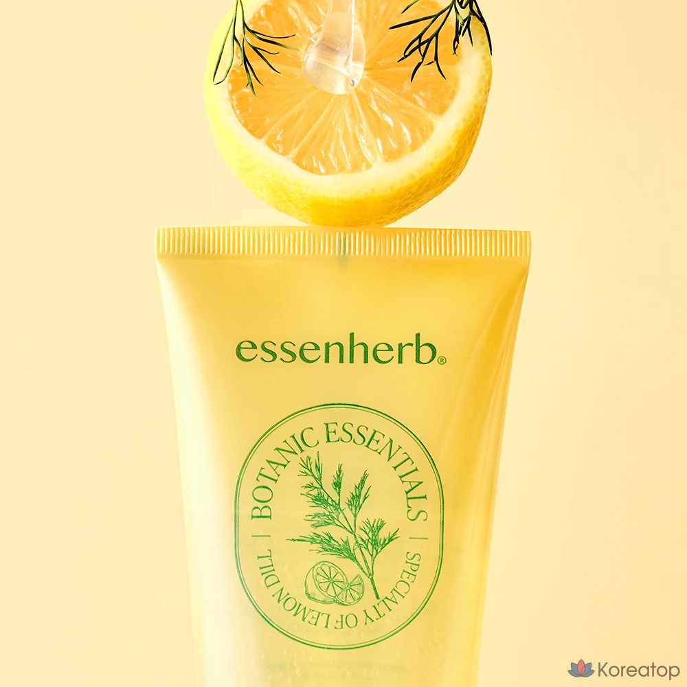 EssenHerb Глазурованный очищающий гель с лимоном и укропом, 1 шт., 150 мл