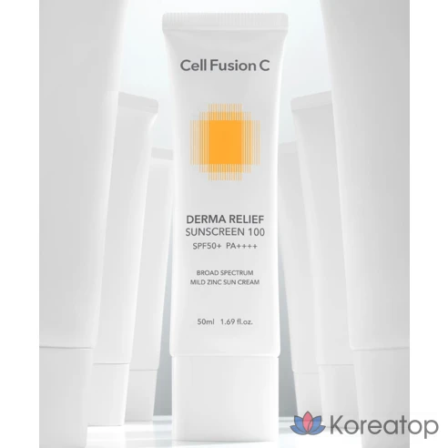Солнцезащитный крем Cellfusion C Derma Relief 100 SPF50+ PA++++