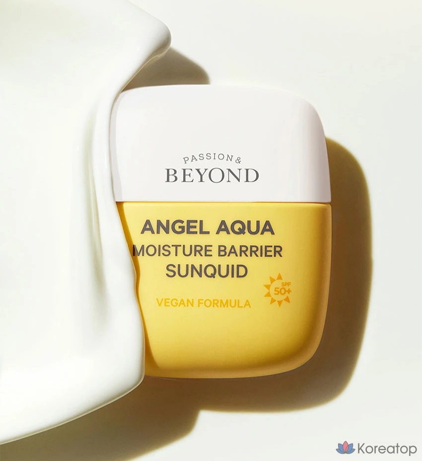 Увлажняющий защитный крем BEYOND Angel Aqua Moisturizing Barrier Sunquid SPF50+ PA++++, 50 мл, 1 шт.