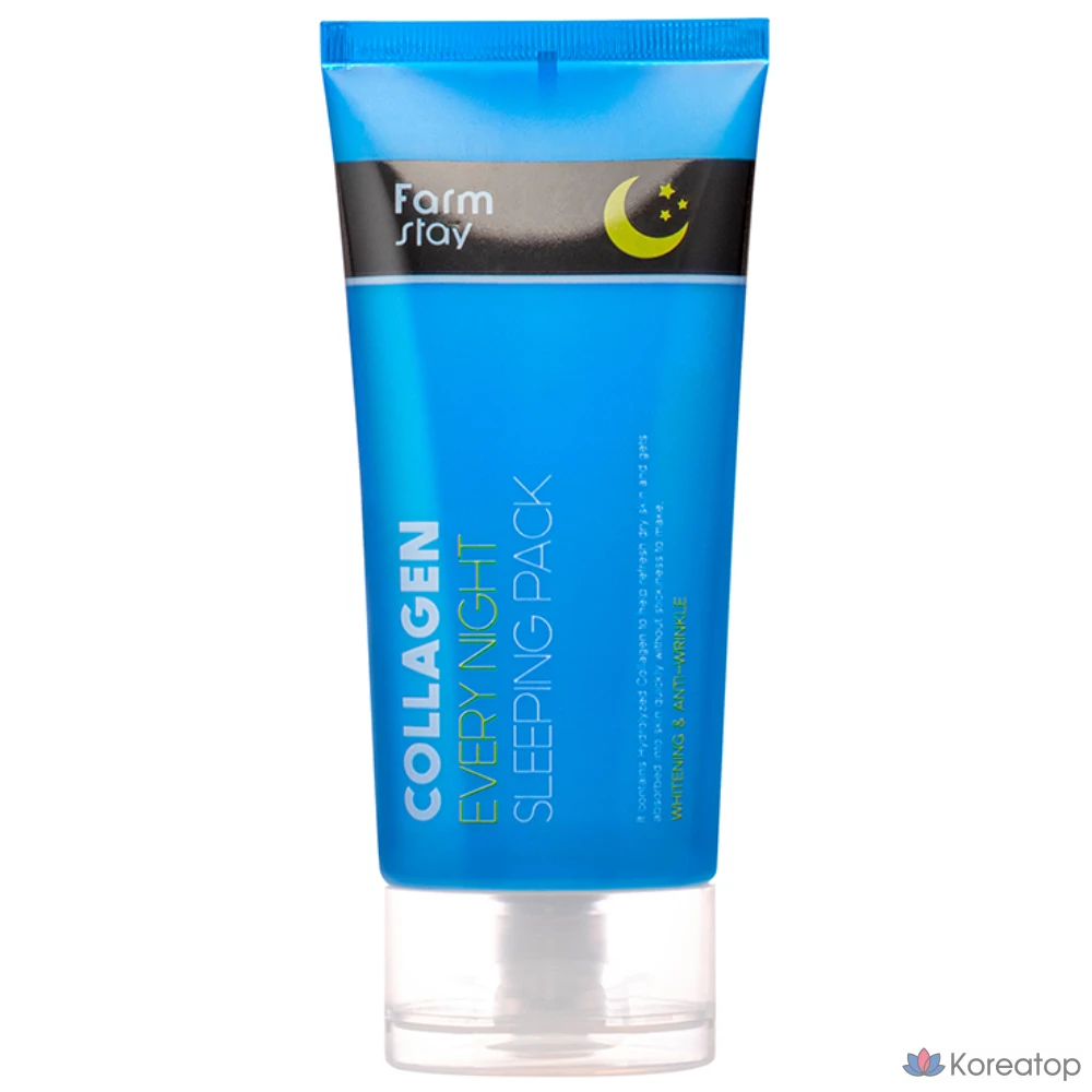 Спящий компресс FarmStay Collagen Every Night, 120 мл, 1 шт.