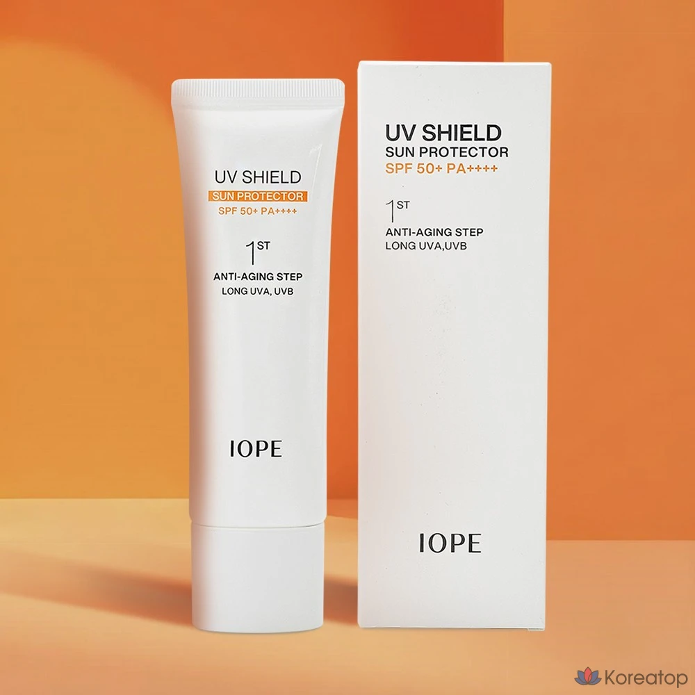 Солнцезащитный крем IOPE UV Shield, 50 мл, антивозрастной, 1 шт.