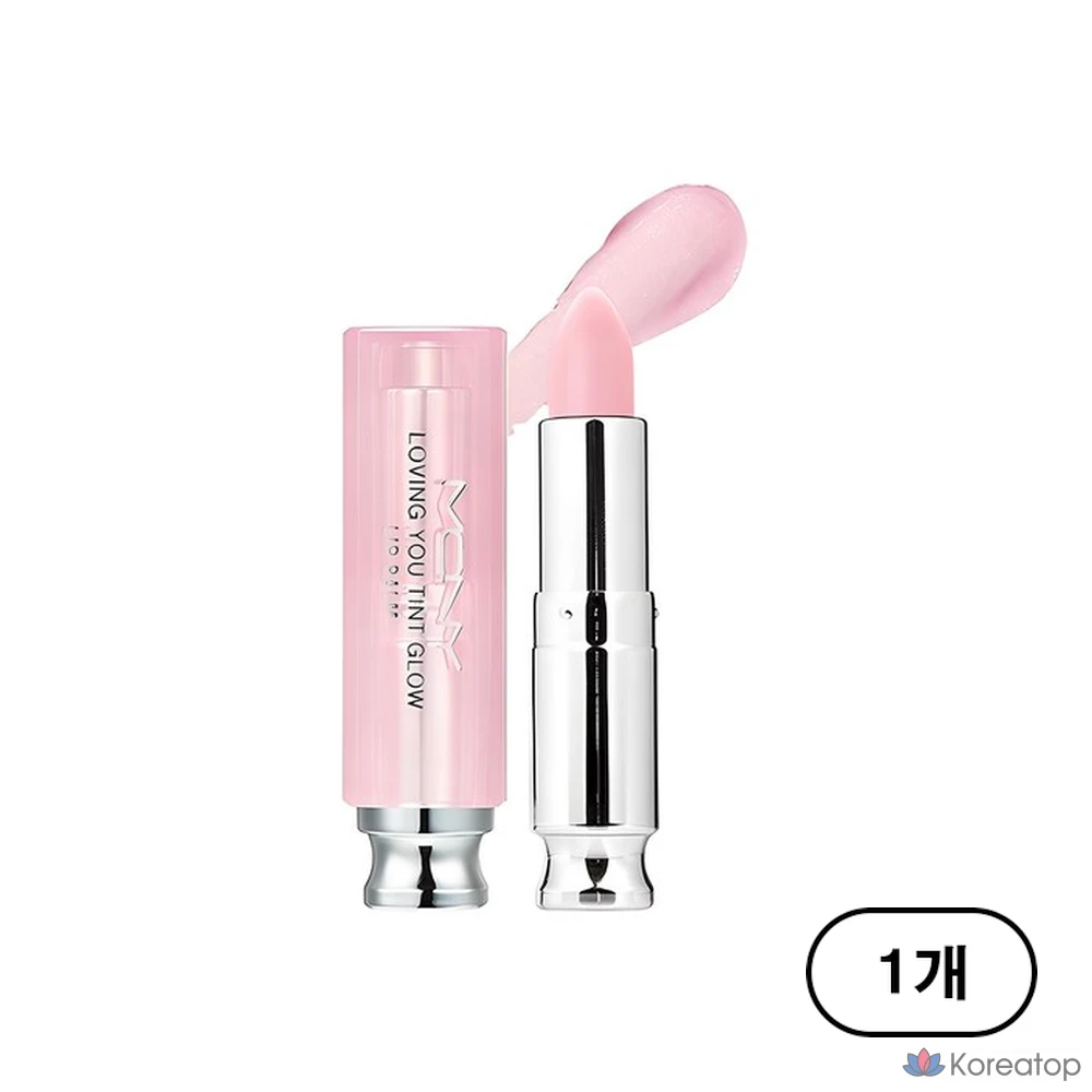 Тинт-бальзам для губ Mqny Loving You Tint Glow Lip Balm, оттенок Lovely Pink, 3.5 г, 2 шт.