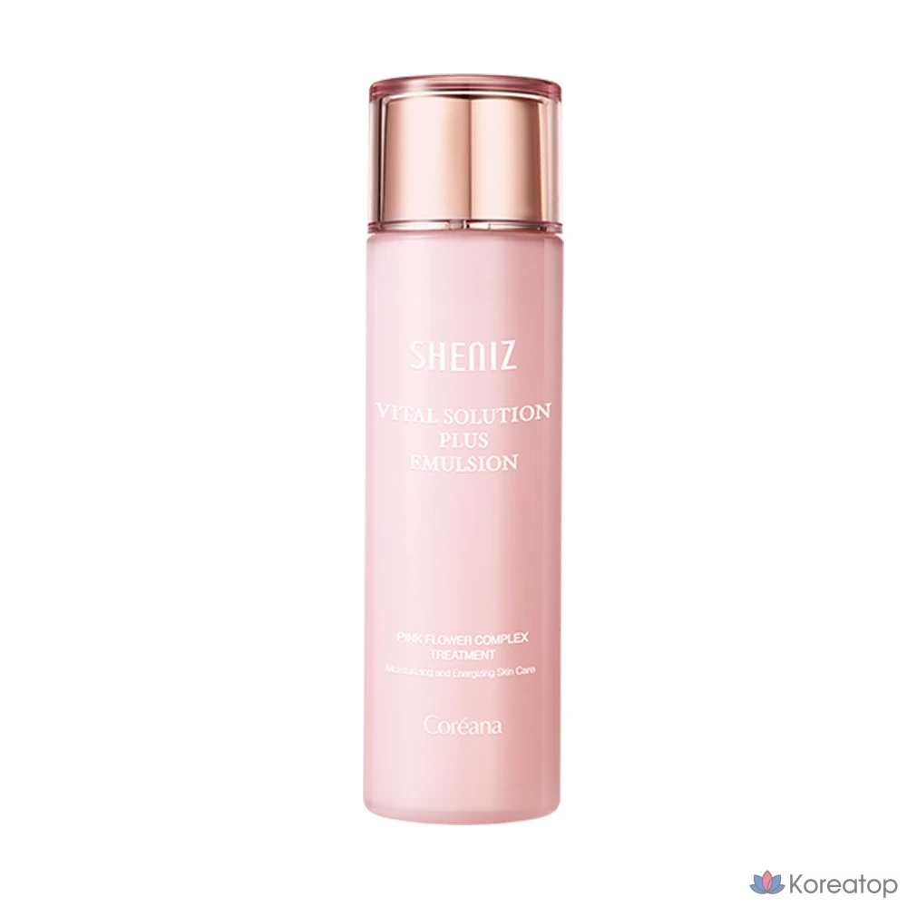 Набор для повышения эластичности кожи Coreana Shine: тоник Vital Skin Toner 150 мл + эмульсия 150 мл + эссенция 55 мл, 1 шт.