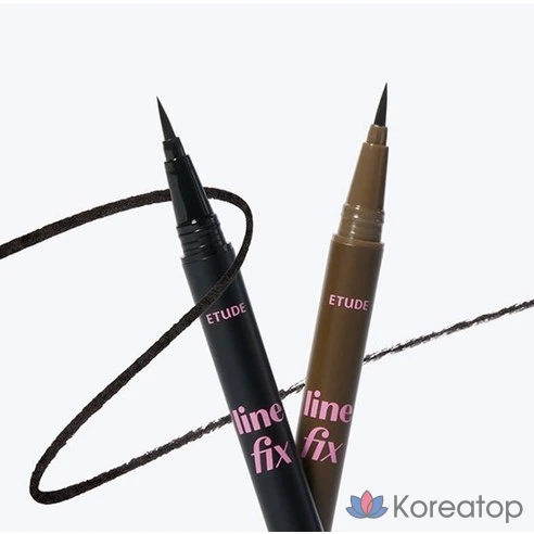Кисть-лайнер для глаз Etude Line Fix Brush Liner 0,5 г, 01 Black