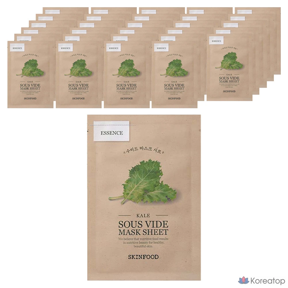 Маска для лица Skinfood Subid с экстрактом капусты кале, 20 г, 1 упаковка, 30 штук