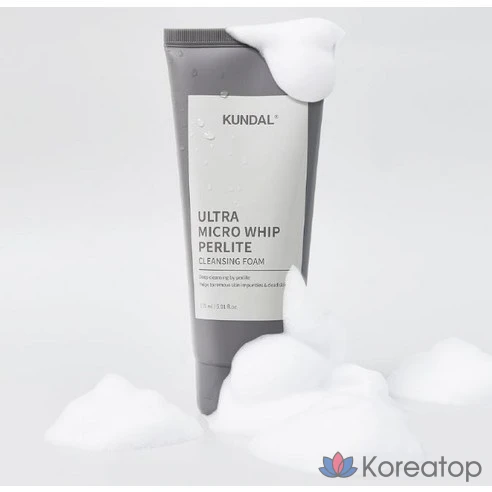 KUNDAL Пенка для лица очищающая с перлитом Ultra Micro Whip Perlite Cleansing Foam, 175 мл