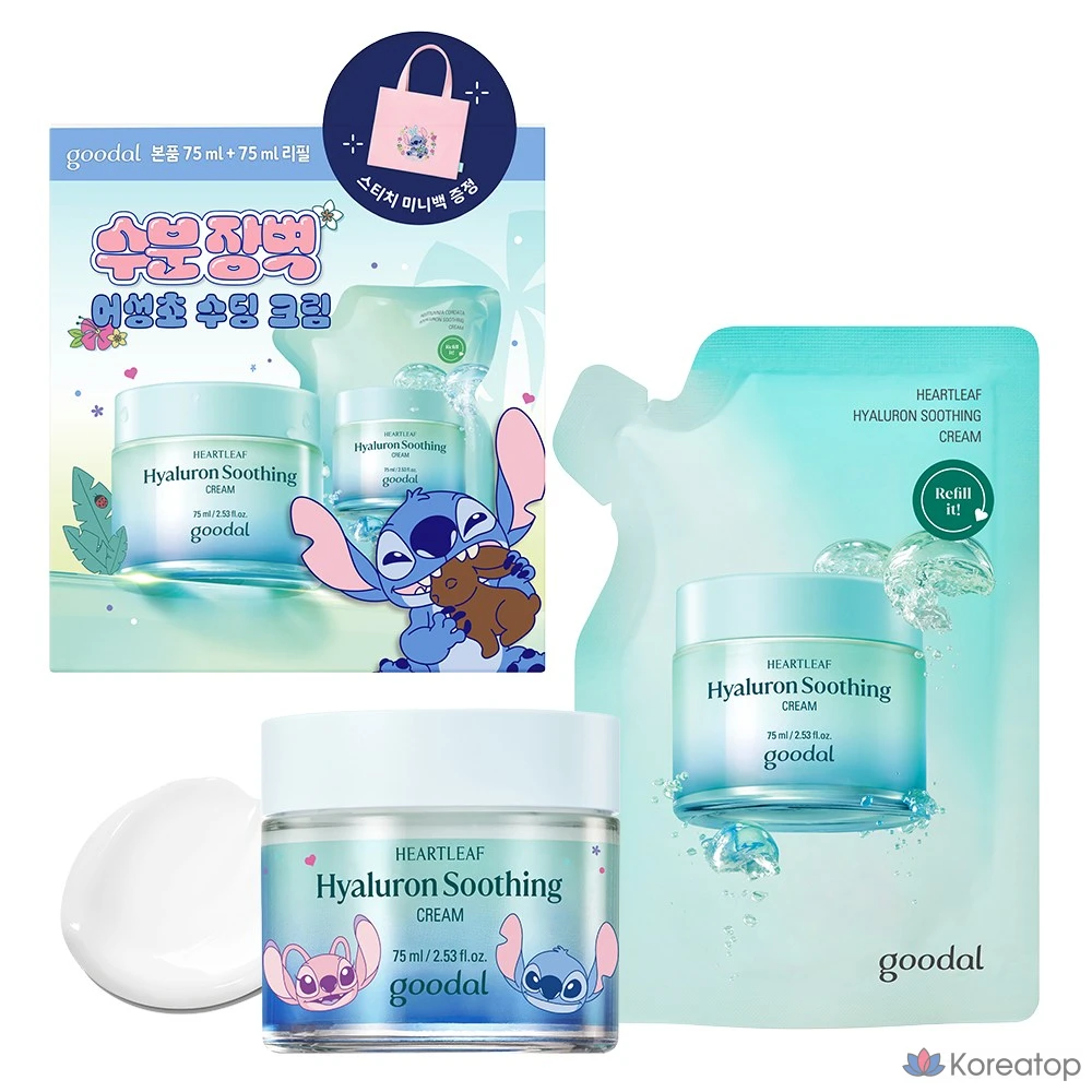 Успокаивающий крем Goodal Eoseongcho с гиалуроновой кислотой, 75 мл, 1 шт.