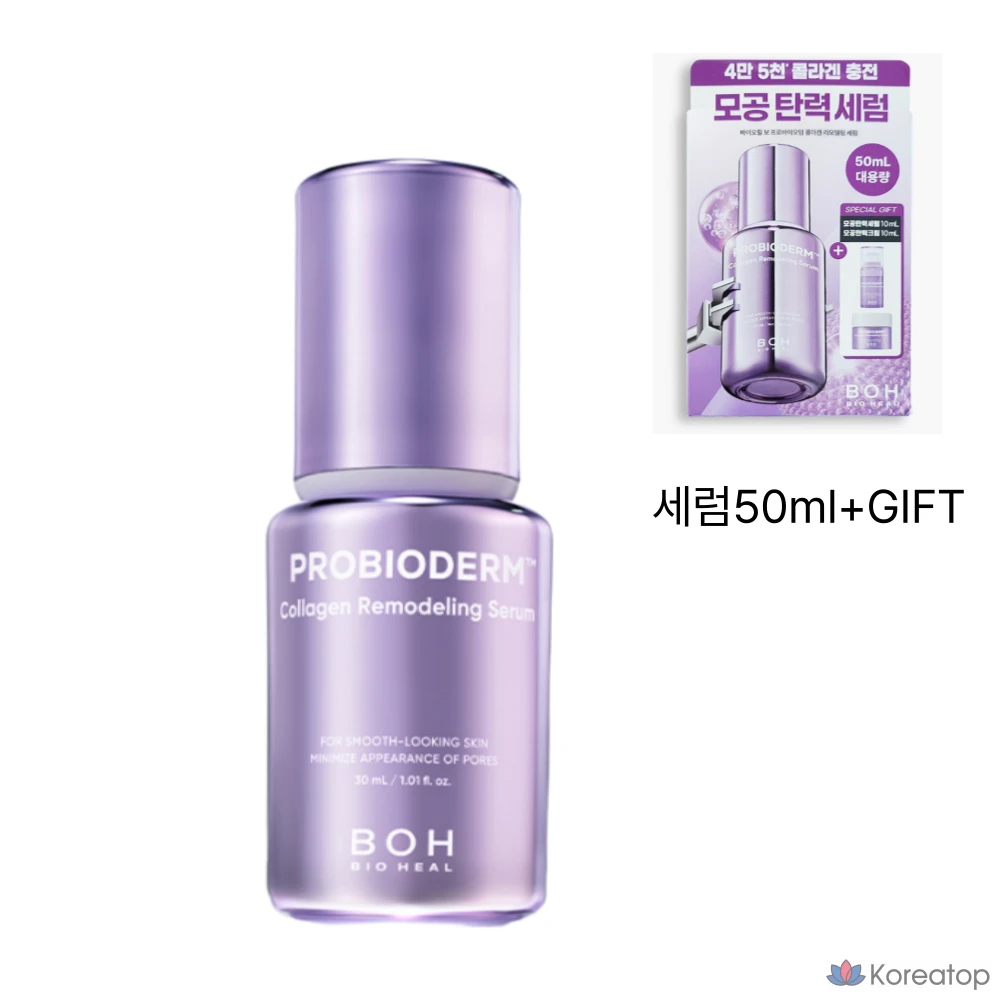 Сыворотка для сужения пор Biohealbo Probioderm Collagen Remodeling Pore Serum, 1 шт., 50 мл