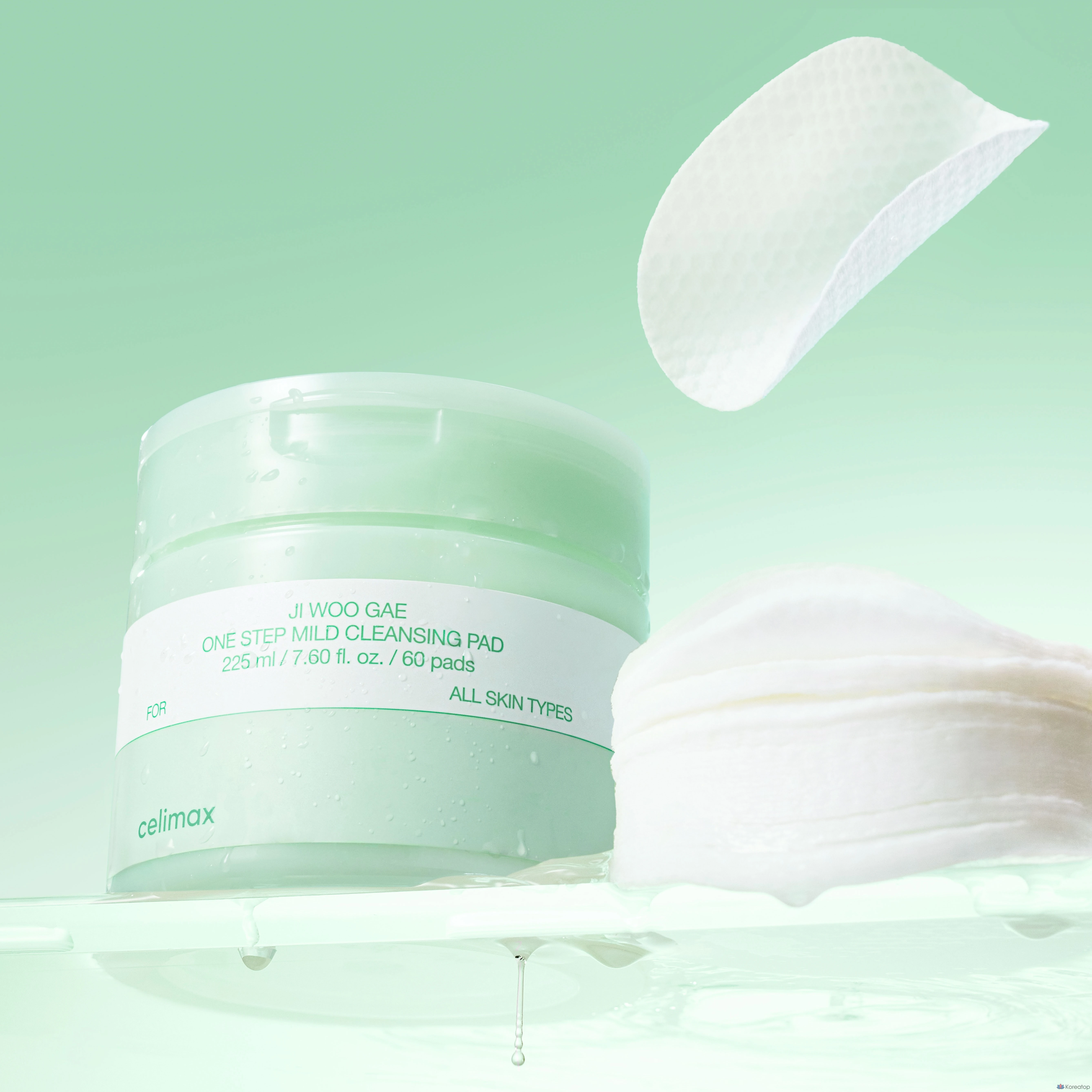 Очищающие пэды Celimax Eraser One Step Mild Cleansing Pad, 60 шт.