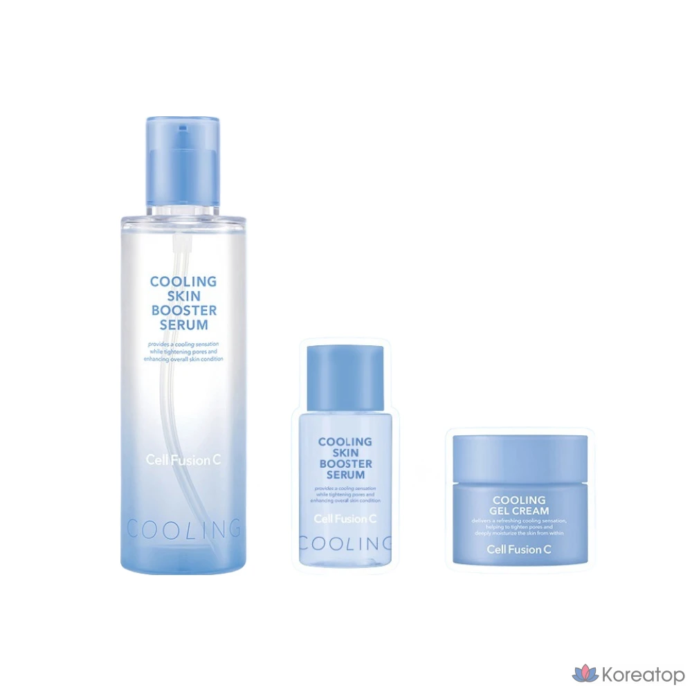 Набор из 3 средств: охлаждающая сыворотка для лица Cellfusion C, 1 шт.