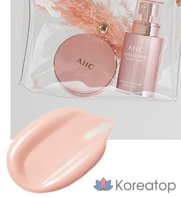 Увлажняющая подушка AHC Aura Secret Tone Up Cushion Refill SPF30 PA++, светло-розовый, 15 г, 1 шт