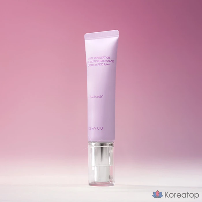 Крем Klavuu White Pearlsation Ideal Actress Backstage Cream, оттенок 02 Lavender, 30 мл, 1 шт.