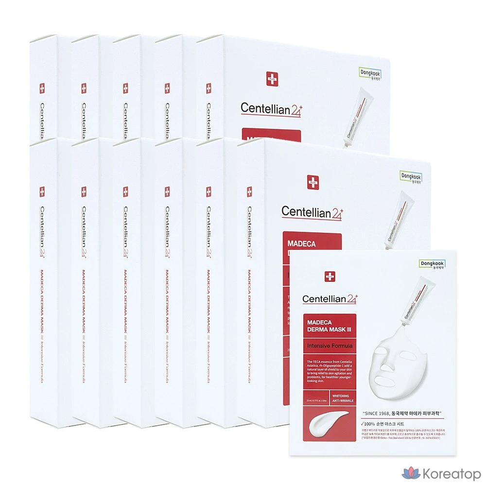 Тканевая маска для лица Centellian24 Madeca Derma Mask Pack, 111 шт.