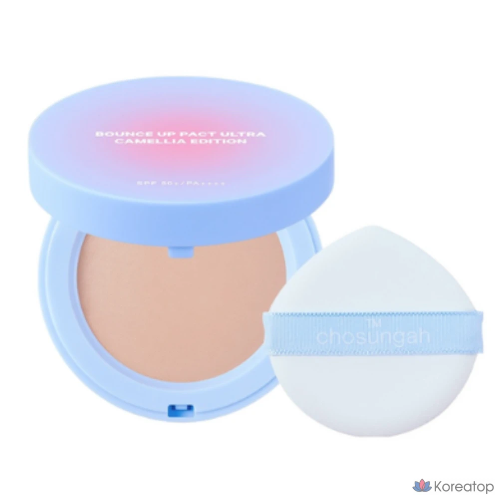 Jo Sung-ah™ Bounce Up Ultra Camellia Edition Cushion Pact, 11g, 01 Light Beige, 1 шт.